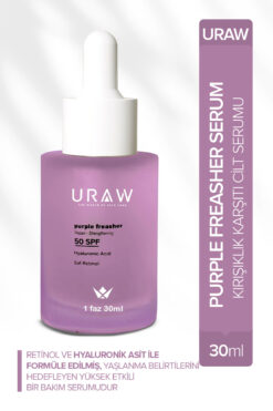 Uraw Purple Fresher Serum | Retinol Ve Hyaluronik Asit Ile Kırışıklık Karşıtı Cilt Serumu