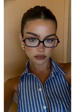 miii Kare Leopar Mavi Işık Koruyucu Gözlük