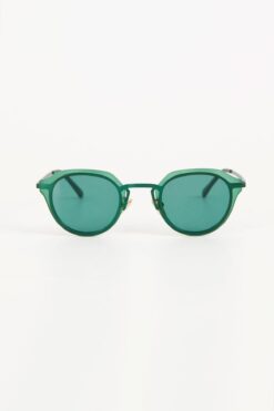Kapin Sonic Oval Güneş Gözlüğü - Yeşil Çerçeve Yeşil Cam