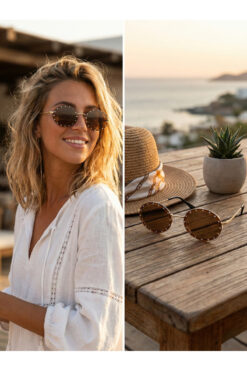 MONAL KONS GÜNEŞ GÖZLÜĞÜ UV400 ORGANİK CAM Oval Çerçeve 58 Ekartman