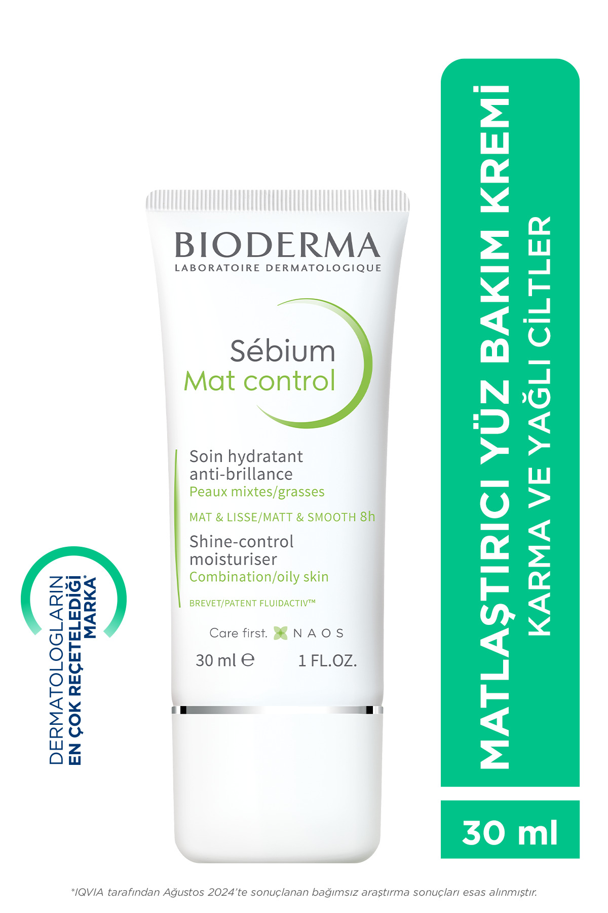 Bioderma Sebium Mat Control Matlaştırıcı Yüz Bakım Kremi 30 ml