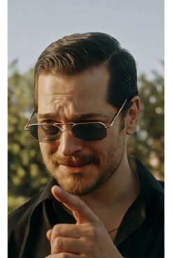 LOOKUP EŞREF TEK GÜNEŞ GÖZLÜĞÜ KAHVE SAP SİYAH CAM UV400 KORUMALI GÖZLÜK