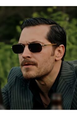 LOOKUP EŞREF TEK GÜNEŞ GÖZLÜĞÜ SARI SAP SİYAH CAM UV400 KORUMALI GÖZLÜK