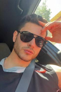 GlimmerGroove Unisex Siyah Damla Model Güneş Gözlüğü | UV400 Koruma