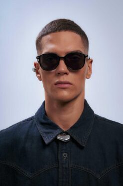 Bilge Karga Louis Black Black Erkek Güneş Gözlüğü