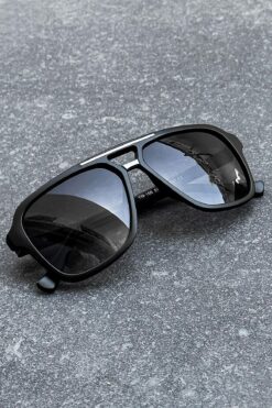 Roger Bacon Siyah Erkek Güneş Gözlüğü Polarize Cam