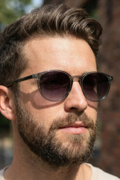 sun factory UV400 Polarize Füme Unisex Güneş Gözlüğü 1373 C8201 - TR90 Esnek Dayanıklı Çerçeve