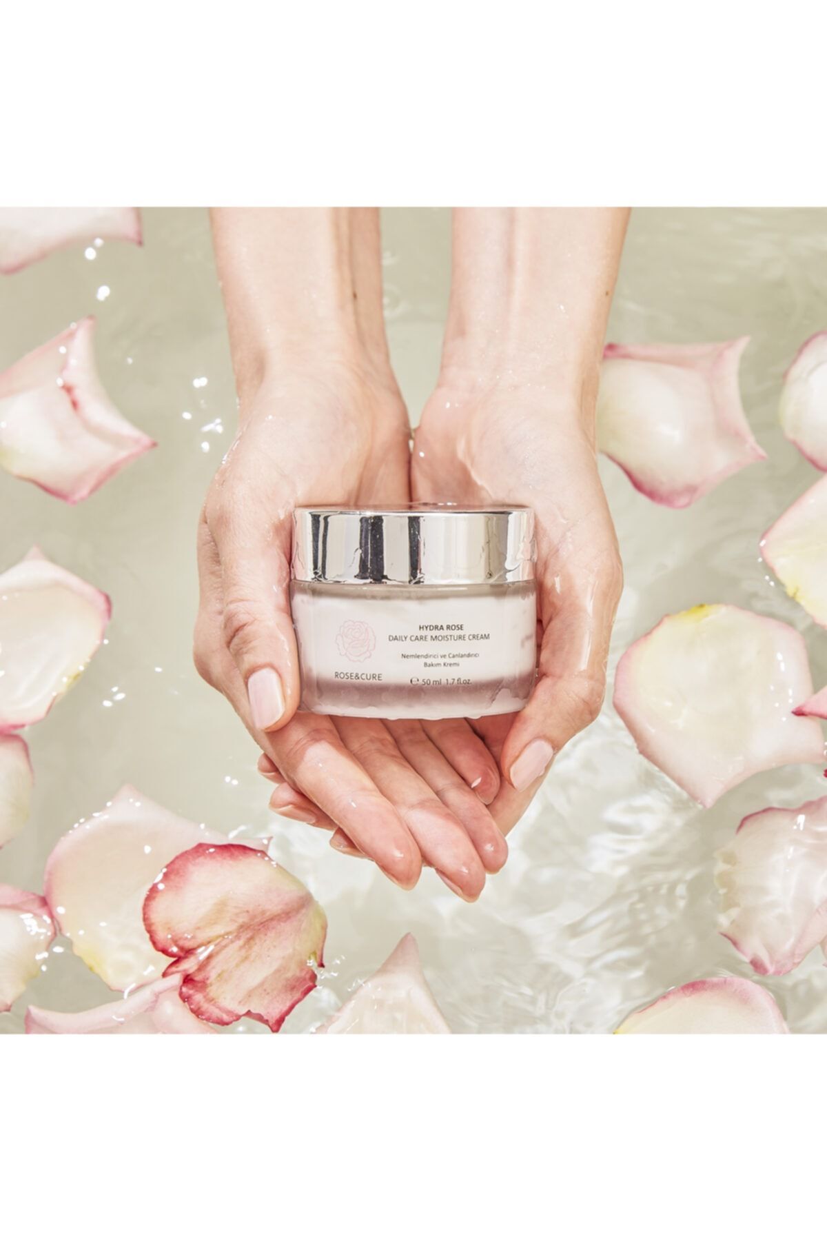 Rose and Cure Hydra Rose Nemlendirici Ve Canlandırıcı Bakım Kremi 50 ml - Görsel 3