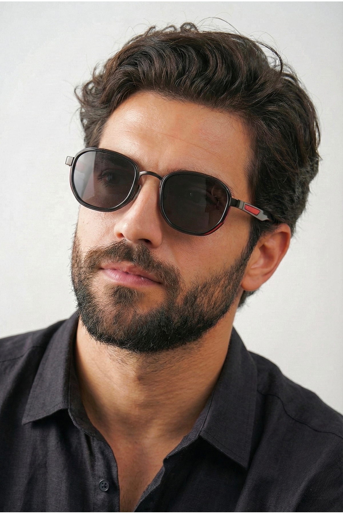 Roger Bacon Siyah Erkek Güneş Gözlük Uv400 Ultra Cam