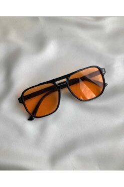 LUPİX Yeni Sezon Turuncu Camlı Unisex Güneş Gözlüğü