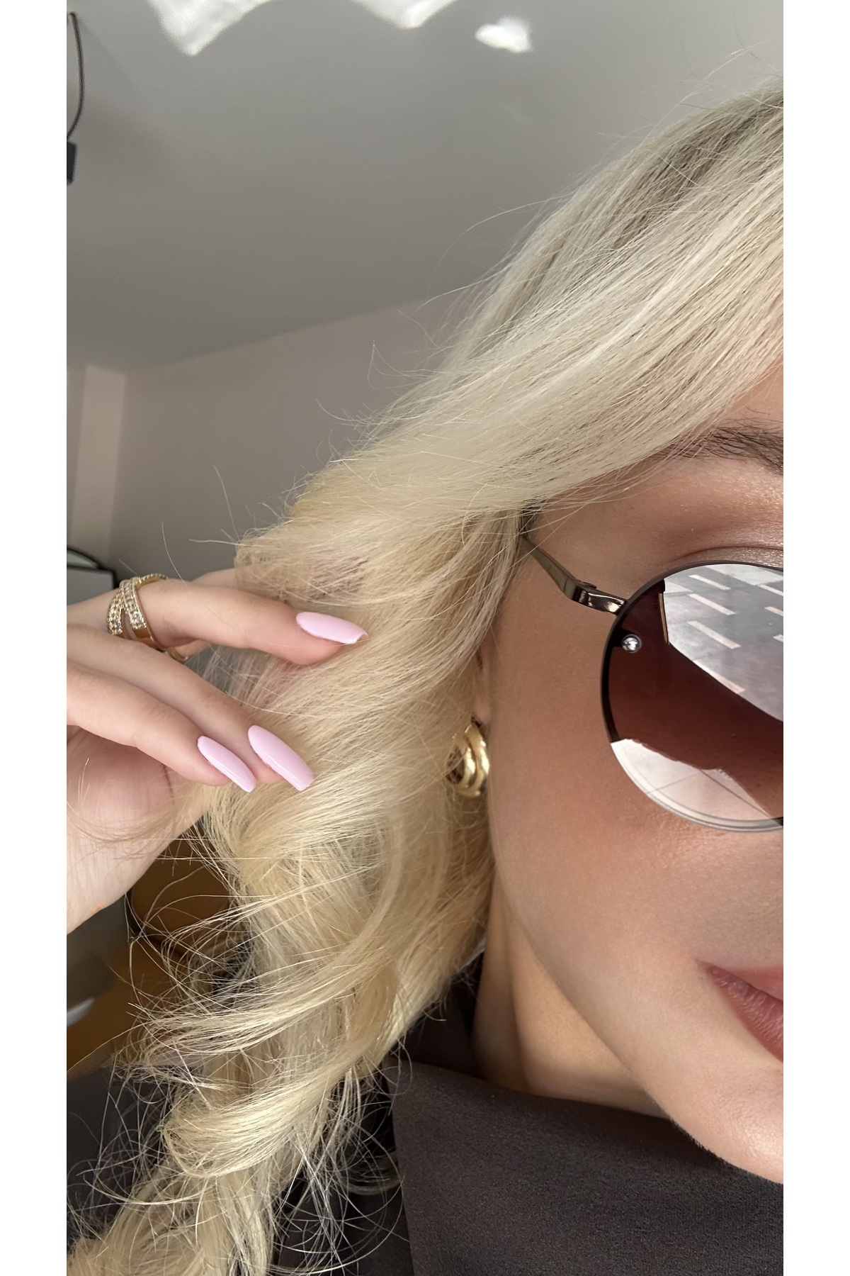 Angel Eyes Damla Tasarım Kahverengi Çerçeve Kahverengi Cam Unisex Güneş Gözlüğü - Görsel 3