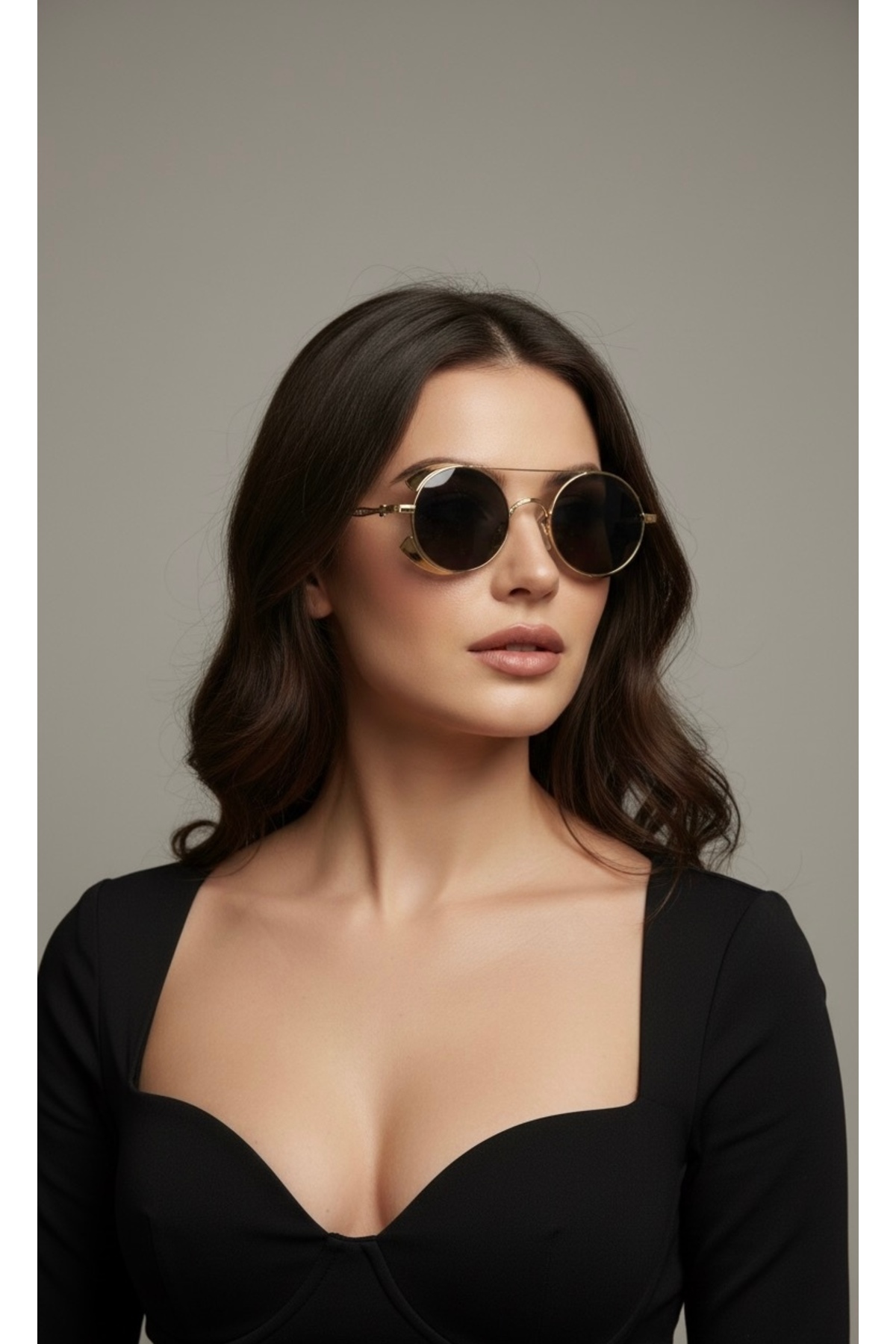 SADEN VEXA YUVARLAK GOLD GÜNEŞ GÖZLÜĞÜ