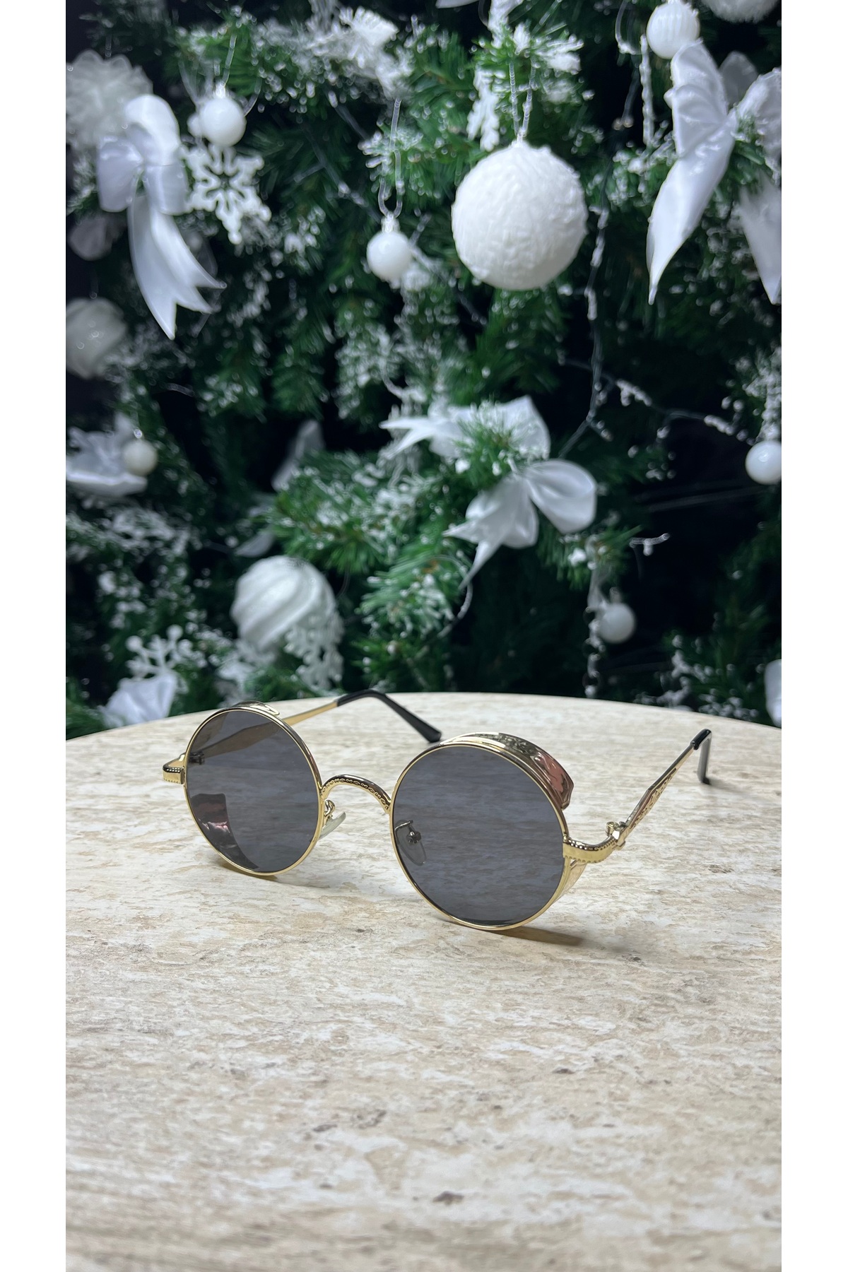 SADEN VEXA YUVARLAK GOLD GÜNEŞ GÖZLÜĞÜ - Görsel 3