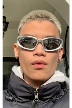 LOOKUP Güneş Gözlüğü Unisex Erkek Kadın Uv400 Ce Ibareli Uzay Tekno Spor Yeni Sezon Gözlük Eyewear