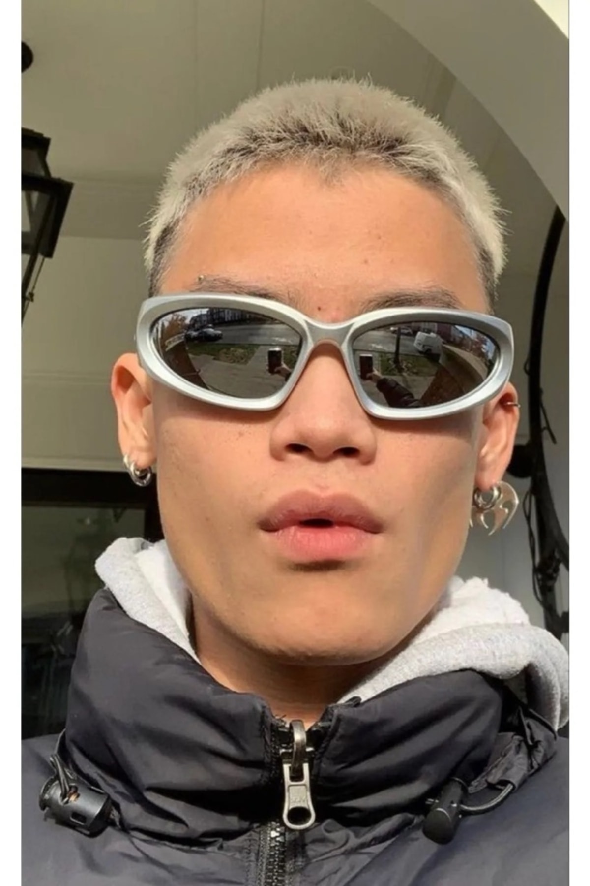 LOOKUP Güneş Gözlüğü Unisex Erkek Kadın Uv400 Ce Ibareli Uzay Tekno Spor Yeni Sezon Gözlük Eyewear