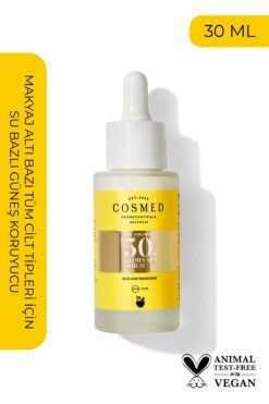 COSMED Güneş Koruyucu SPF50 Sun Serum- Glowy Sun Serum - Makyaj Altı/SPF50+ GLOWY SUN SERUM