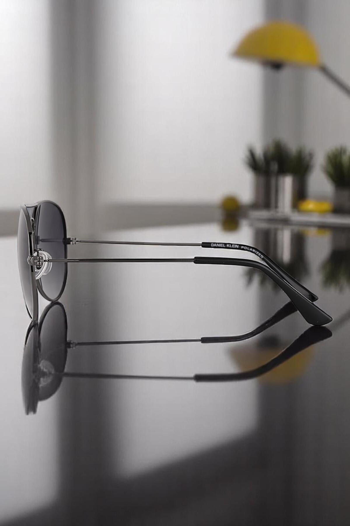 Daniel Klein %100 Polarize UV400 Korumalı Siyah Renk Orijinal Damla Erkek Güneş Gözlüğü DKG6261C1 - Görsel 3