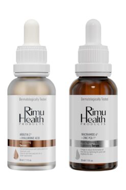 Rimu Health Products Koyu Leke Ve Cilt Tonu Eşitlemeye Yardımcı Bakım Seti ( Arbutin - Niacinamide ) 30 ml 30 ml Rm000124