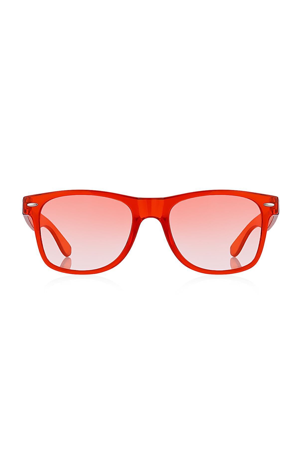 Kinary Unisex Güneş Gözlüğü Transparan Kırmızı 2001 - Görsel 2