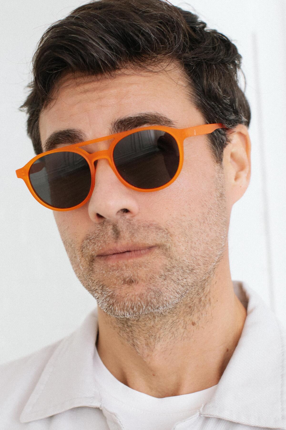 Bilge Karga Poonam Matt Orange Black Erkek Güneş Gözlüğü