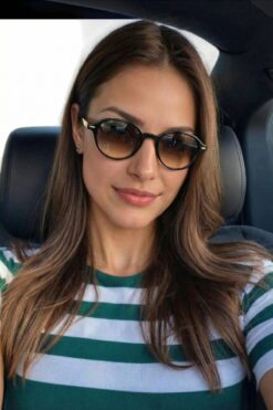 CLAREX Berlin Unisex Retro Siyah Çerçeveli Güneş Gözlüğü | UV400 Korumalı