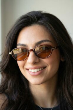 CLAREX Berlin Retro Tasarım Kahverengi Camlı Unisex Güneş Gözlüğü | UV400 Koruma