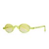 Kinary Yuvarlak Unisex Güneş Gözlüğü Transparan Sarı 1028