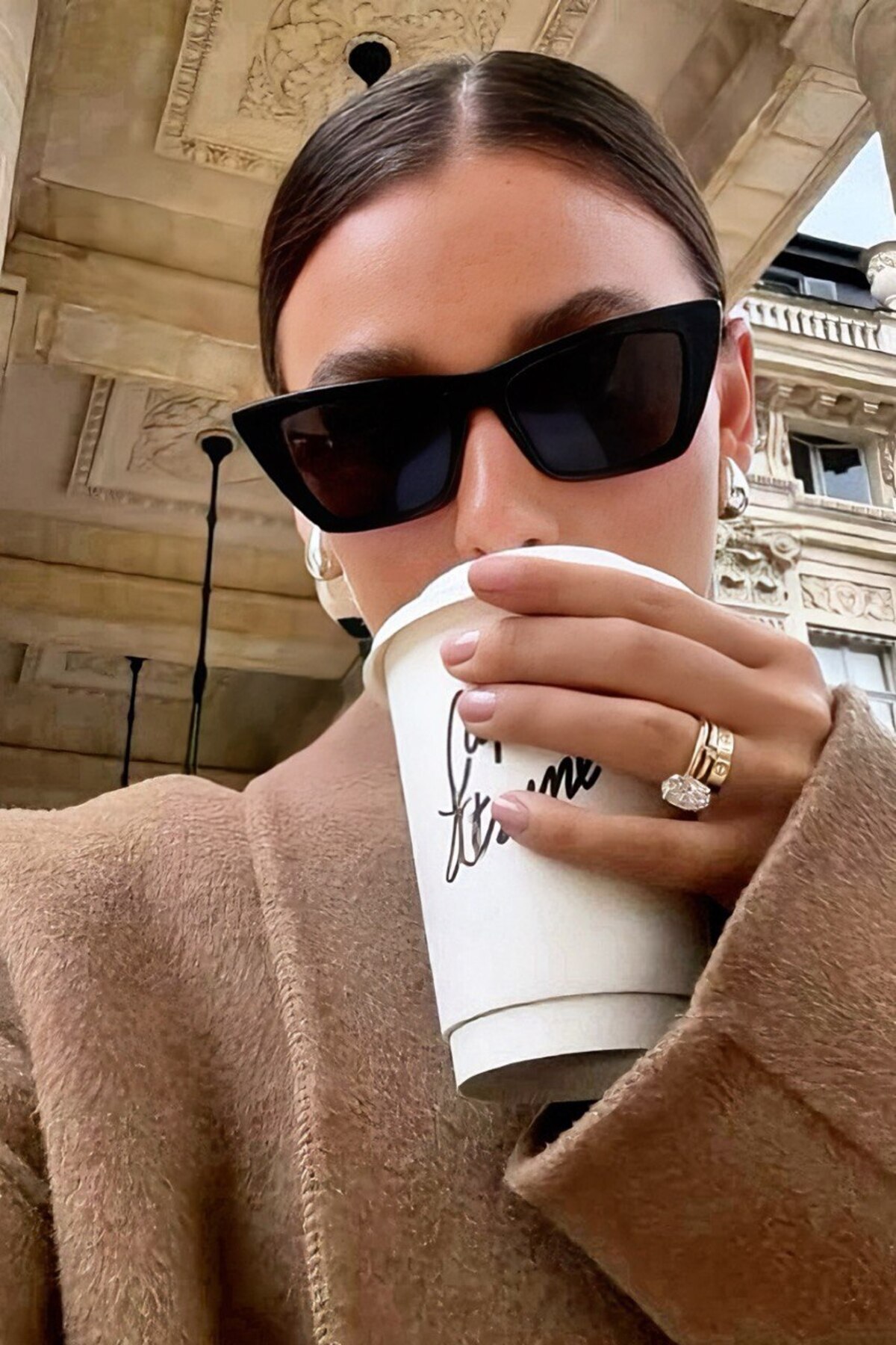 Chunky Frame Occhio Di Gatto Siyah Unisex 2025 Yeni Sezon Cat Güneş Gözlüğü