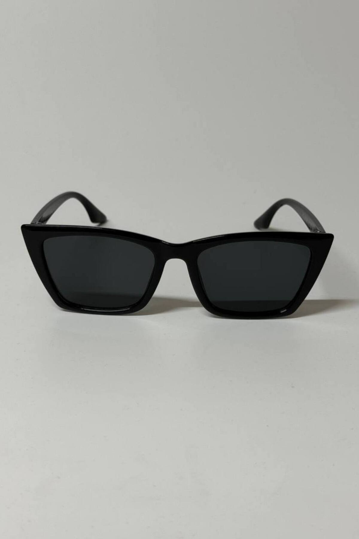 Chunky Frame Occhio Di Gatto Siyah Unisex 2025 Yeni Sezon Cat Güneş Gözlüğü - Görsel 2