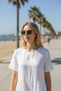 OPTİFLEX Ragler 1201 34 TR90 Esnek Polarize Oval Unisex Güneş Gözlüğü - UV400