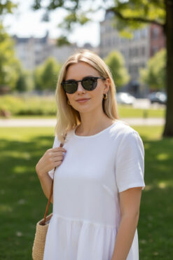 OPTİFLEX Ragler 1201 M15 TR90 Esnek Polarize Oval Unisex Güneş Gözlüğü - UV400