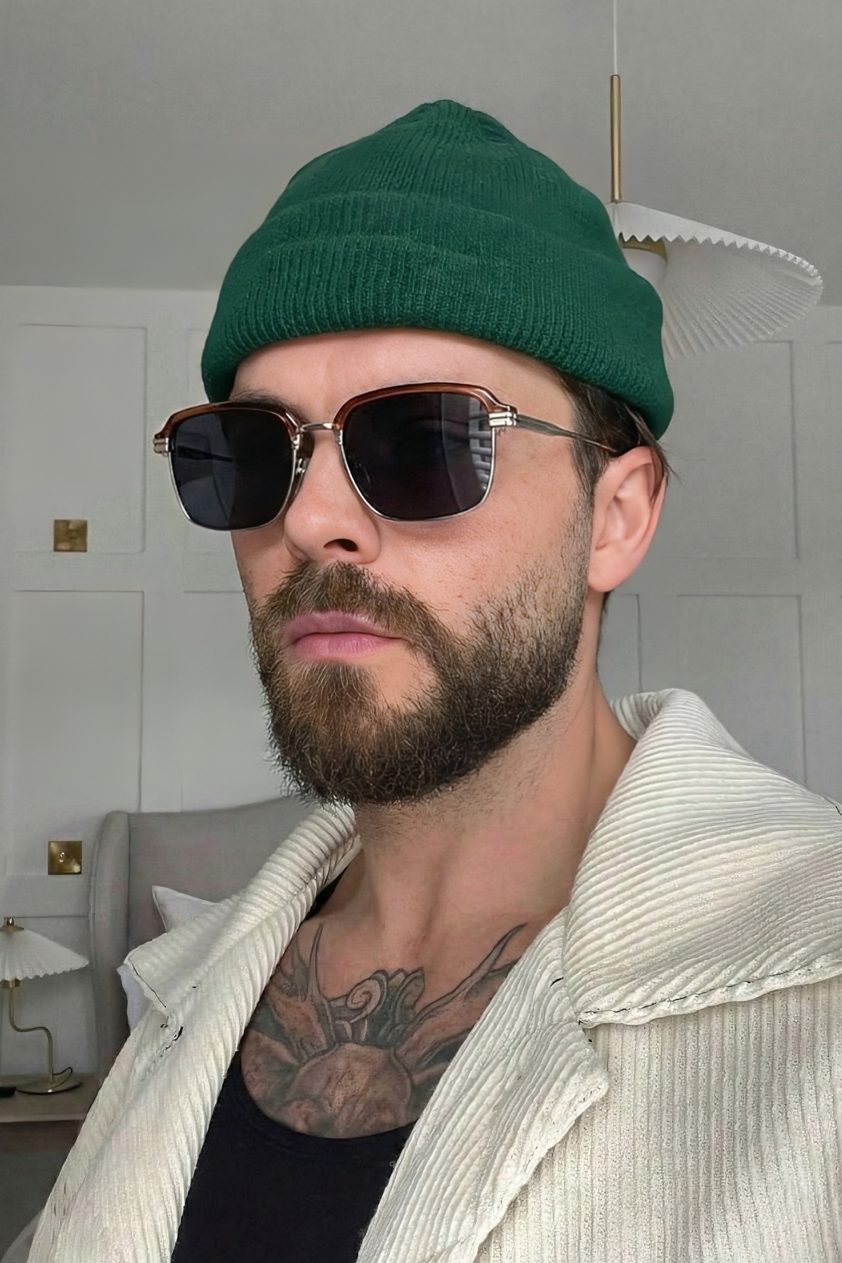 Eyesofia Conda Lüx Unisex Siyah Gümüş Güneş Gözlüğü - Görsel 3