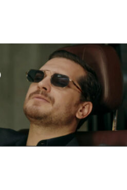 BluePepper EŞREF TEK MODEL GÜNEŞ GÖZLÜĞÜ - KAHVE SAP - YEŞİL CAM - UV400 KORUMALI- 55 EKARTMAN