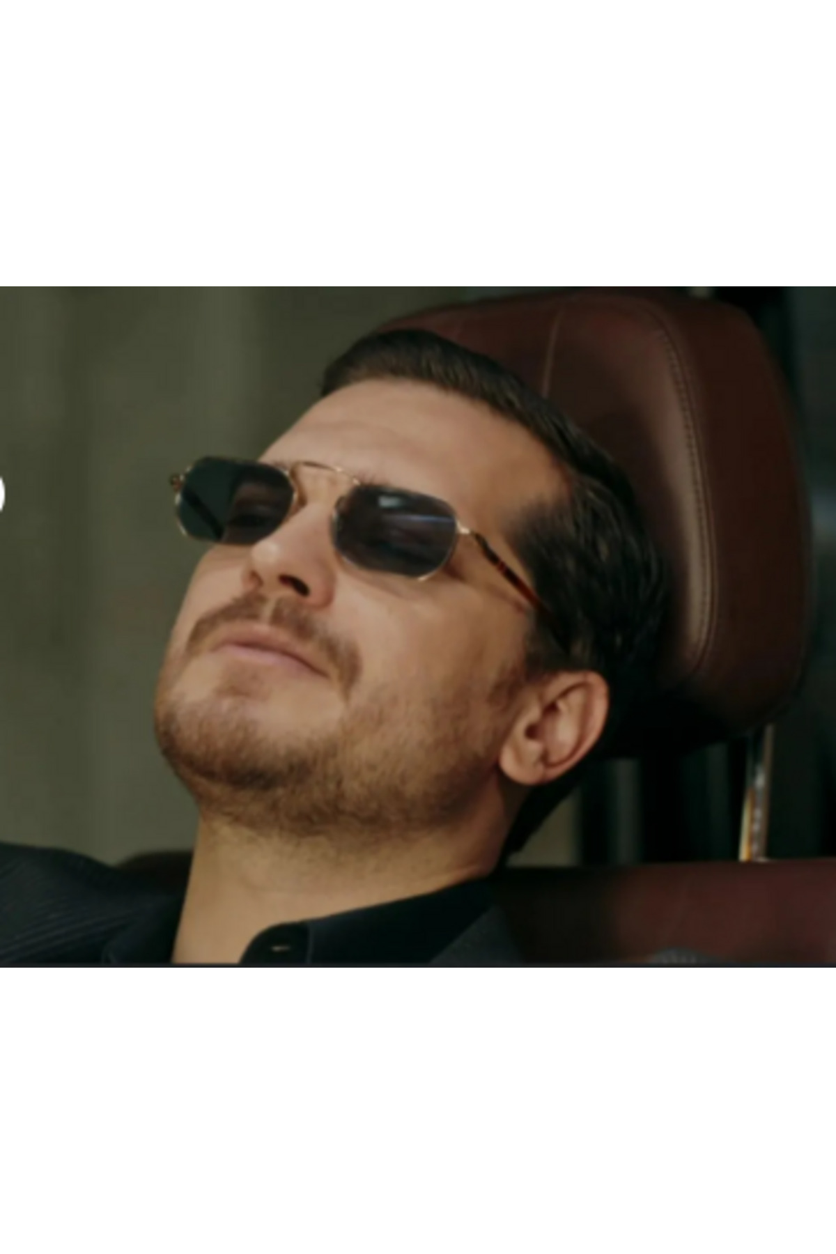 BluePepper EŞREF TEK MODEL GÜNEŞ GÖZLÜĞÜ - KAHVE SAP - YEŞİL CAM - UV400 KORUMALI- 55 EKARTMAN