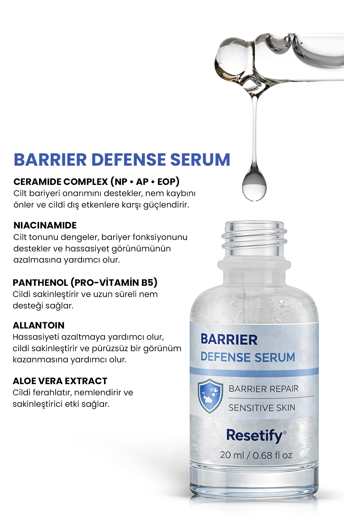 RESETIFY Barrier Defense Serum 20 ML - Görsel 3