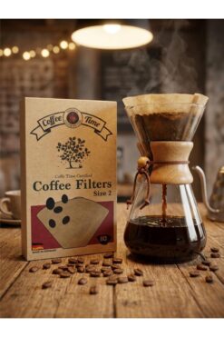 AiroBazar Filtre Kahve Kağıdı 80 Adet, Yırtılmaya Dayanıklı, Dayanıklı, Kokusuz Kahve Demleme Filtresi 10x15cm