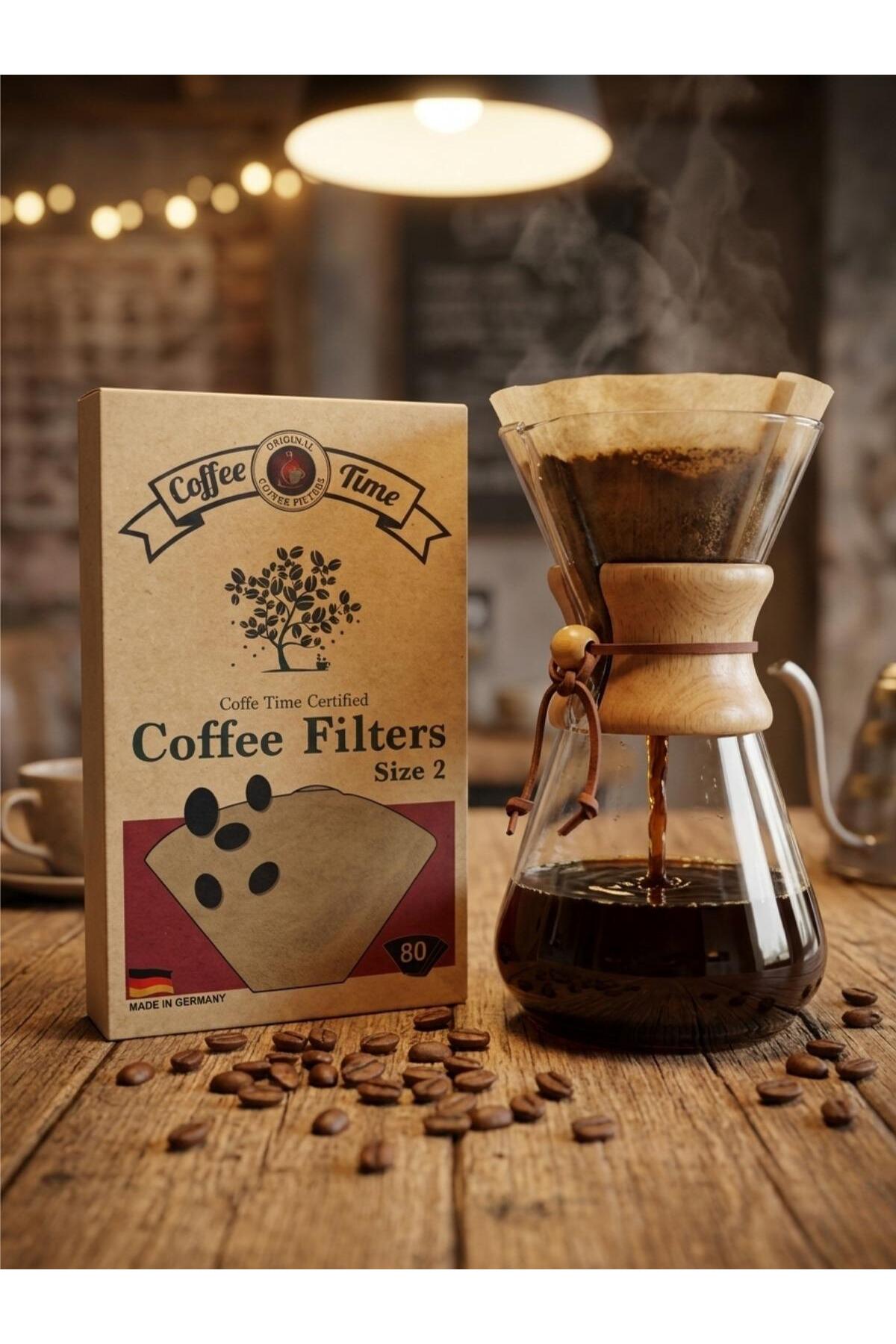 AiroBazar Filtre Kahve Kağıdı 80 Adet, Yırtılmaya Dayanıklı, Dayanıklı, Kokusuz Kahve Demleme Filtresi 10x15cm