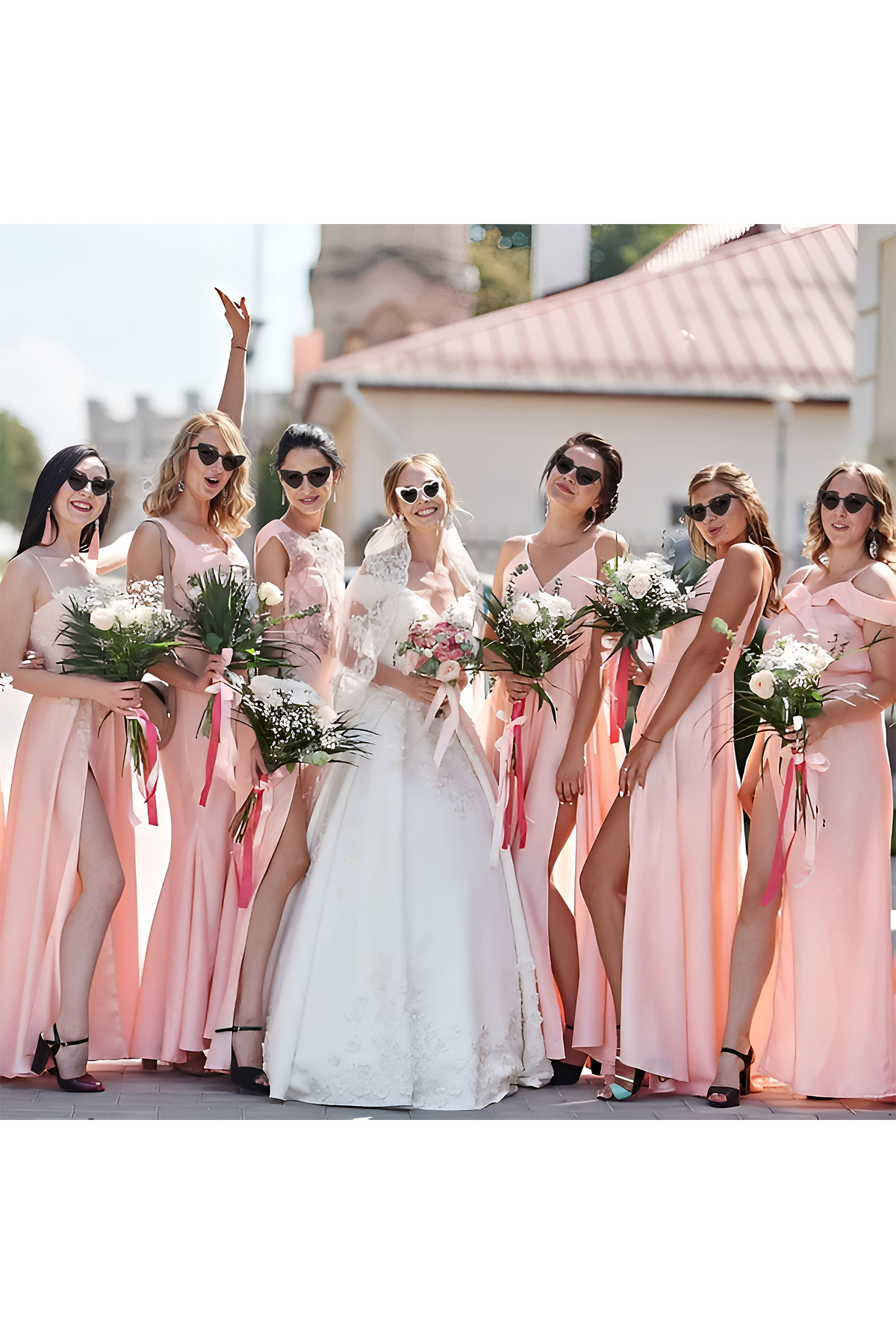 GOLDCENTER Gelin Damat 6'lı Gözlük Seti Bride And Groom - Görsel 2