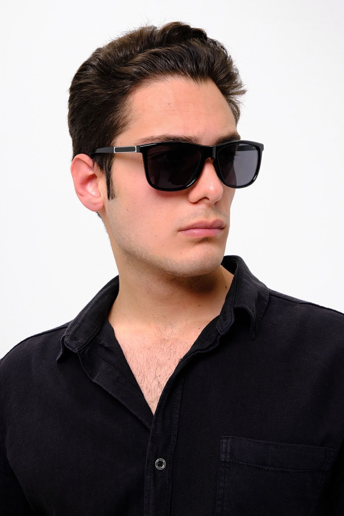 Monvago Mv 19836 Klasik Siyah Erkek Güneş Gözlüğü