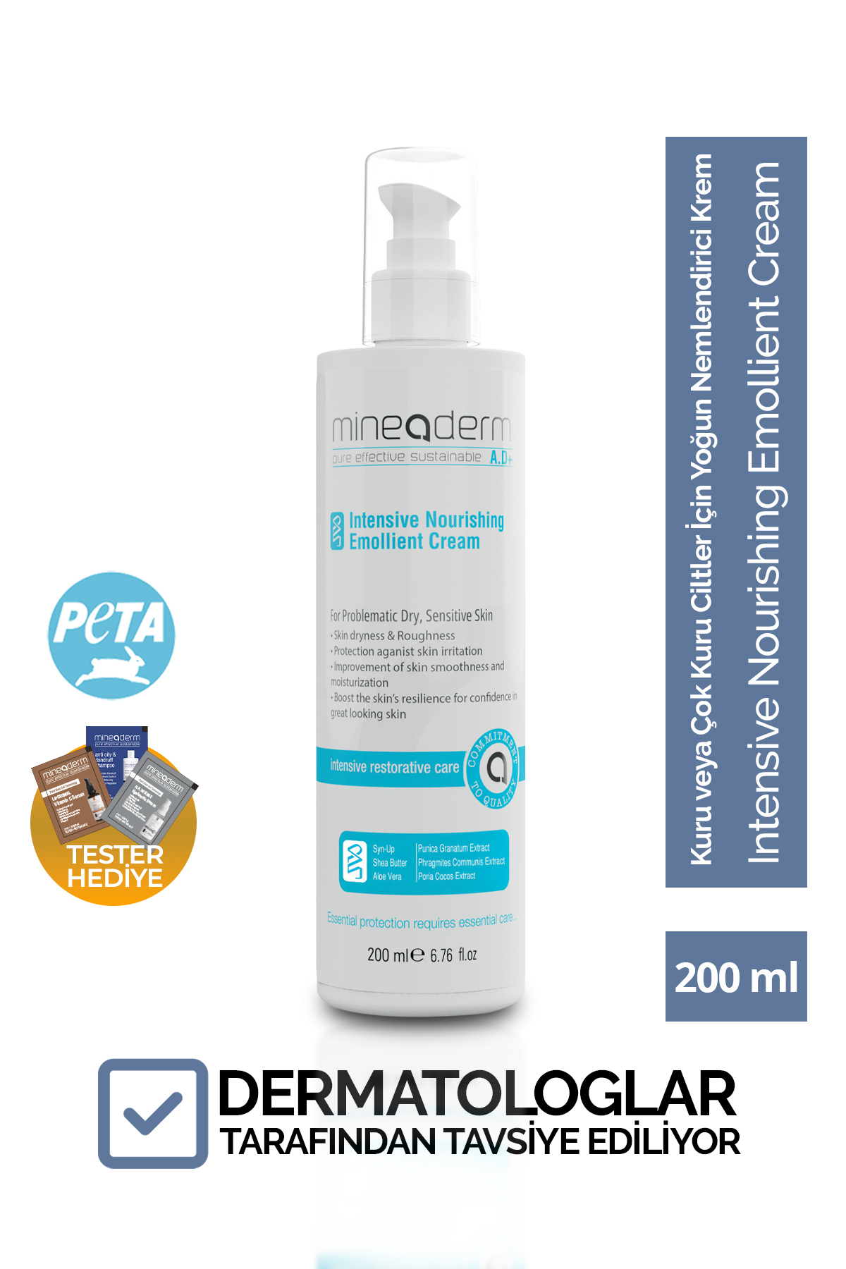 mineaderm Kuru veya Çok Kuru Ciltler İçin Yoğun Nemlendirici Krem