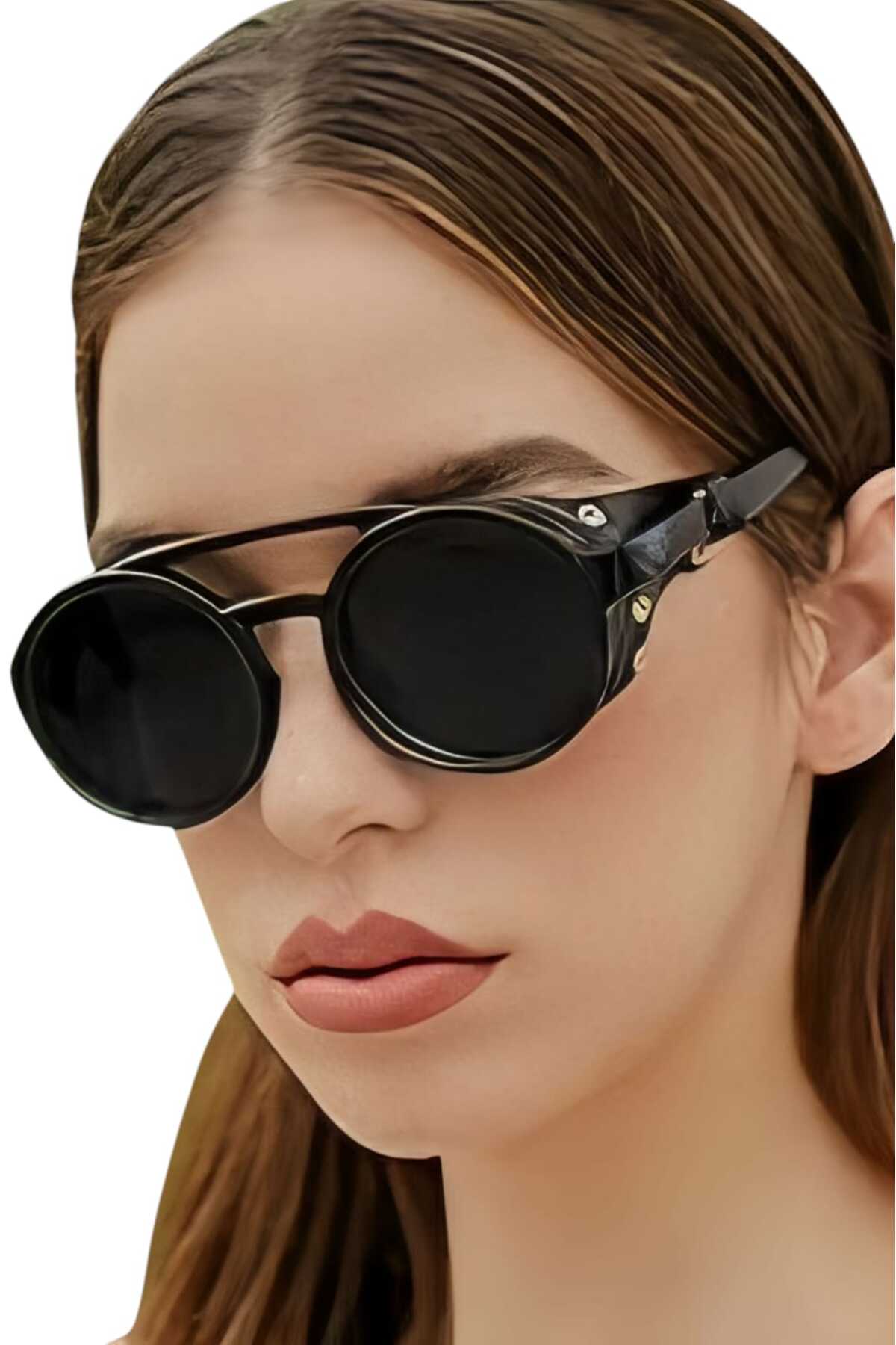 Mood Agenda Steampunk Retro Yuvarlak Güneş Gözlüğü