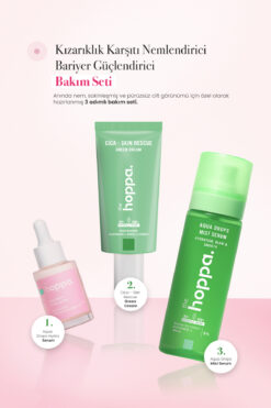 the hoppa. Hoppa Kızarıklık Karşıtı Nemlendirici Bakım Seti