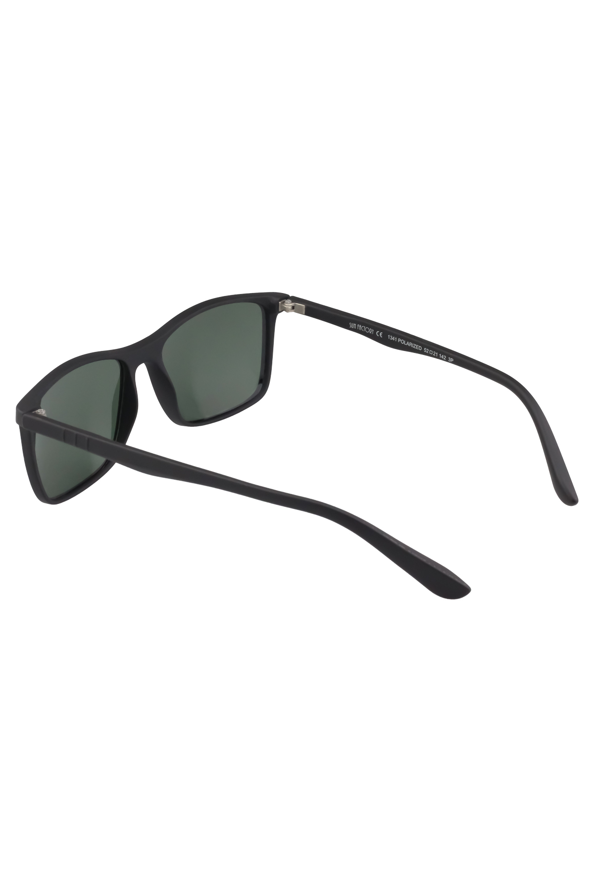 sun factory Polarize Mat Siyah Erkek Güneş Gözlüğü 1341 C0101M - TR90 Esnek Dayanıklı Çerçeve - Görsel 3