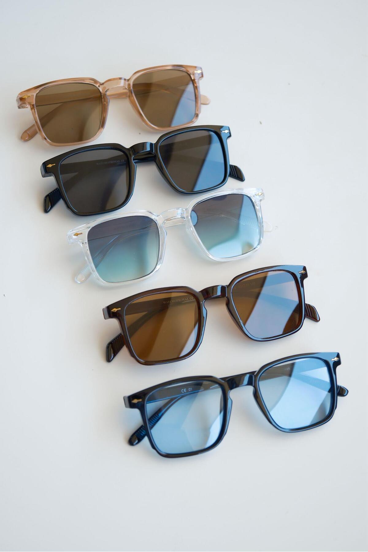 WATCHOFROYAL 5'Lİ SET TRANSPARAN YEŞİL-MAVİ-KAHVERENGİ-SİYAH-ROSE GÜNEŞ GÖZLÜĞÜ LORRAİNE