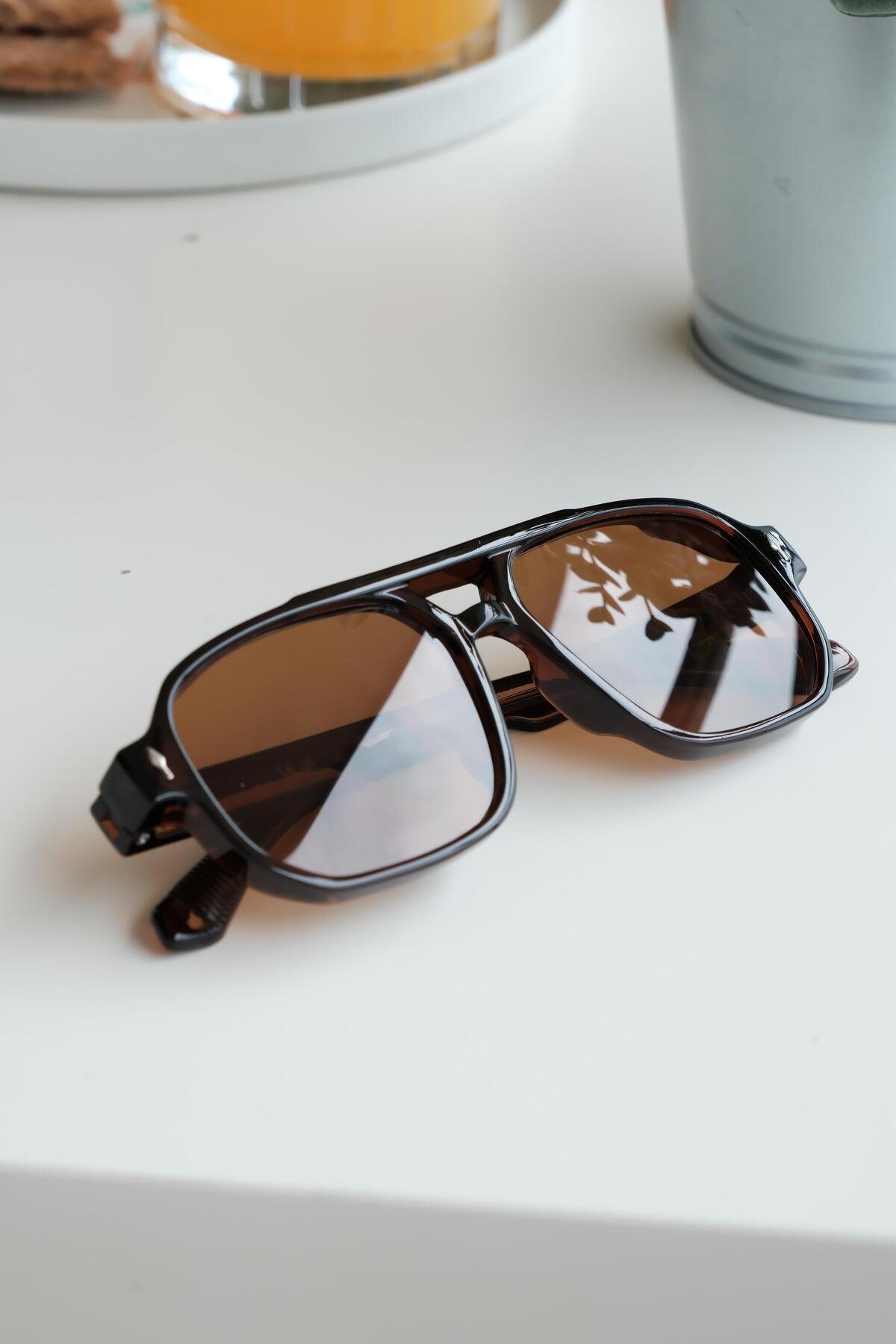 WATCHOFROYAL Royal Eyewear Re1009 Koyu Kahverengi Güneş Gözlüğü - Görsel 3