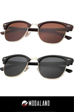 ModaLand CLP 2'Li Siyah BROWM Gözlük Seti Yeni Lüks Süper Fırsat