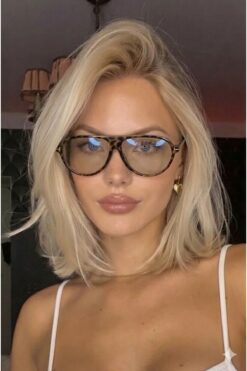 BluePepper Toms v7 | Güneş Gözlüğü Soft Renk Trend Model Leopar Çerçeve Nude Cam Renk 58 Ekartman