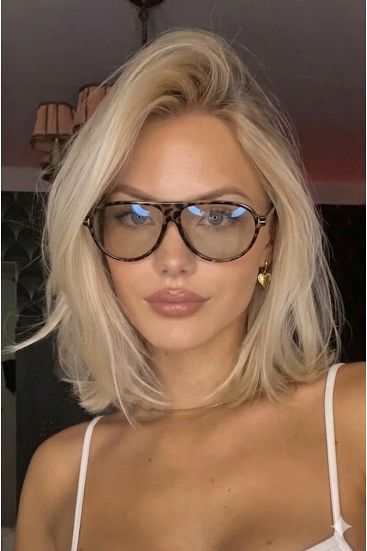 BluePepper Toms v7 | Güneş Gözlüğü Soft Renk Trend Model Leopar Çerçeve Nude Cam Renk 58 Ekartman