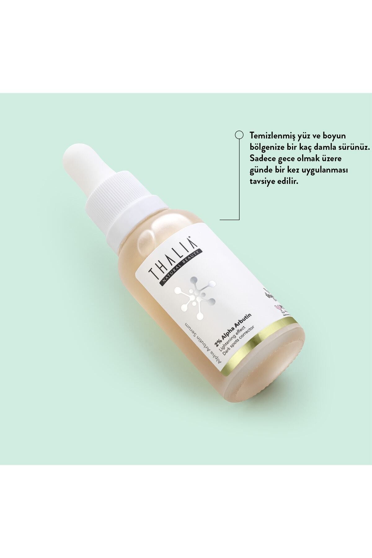 Thalia Leke Gidermeye Yardımcı Cilt Tonu Eşitleyici Cilt Bakım Serumu %2 Alpha Arbutın 30 ml - Görsel 3