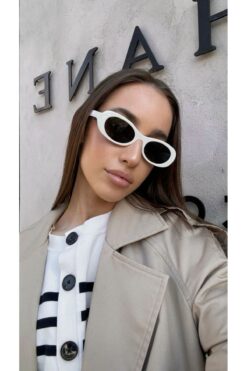 Goldmine Unisex Oval Frame Uv400 Güneş Gözlüğü